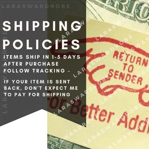 SHIPPING POLICIES